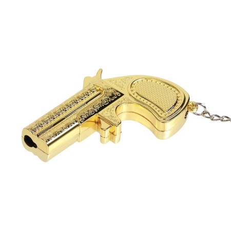 Gas lighter "Golden Pistol", 7.3 x 5 cm-3