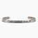 Bracelet with an engraving "Shine every day", 6.7 cm