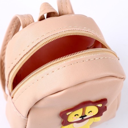Bag for the doll "Leo", brown color-5