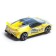 Car "Crazy Race. Racing ", Russian voice acting, light, works from batteries, yellow color