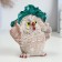 Figure "Owl in Panama" Beige, 12x6x6cm
