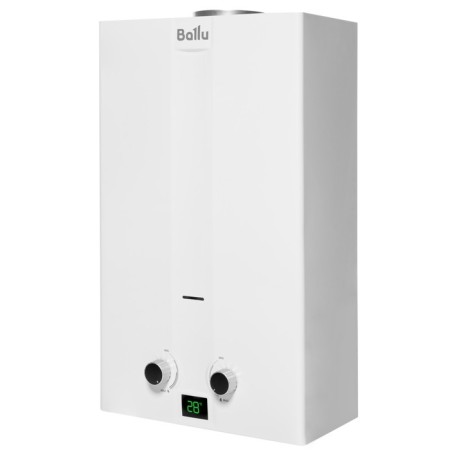 Gas column Ballu Gwh 10 Fiery, 20 kW, wall, white