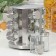 Set for glass spices on the stand "Profi", 19 × 20 cm, 12 pcs, silver color