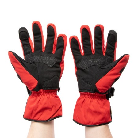 Motorcycle, protective, insulated, xl, red gloves-2
