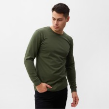 Long-line male plain, dark green color, size 56