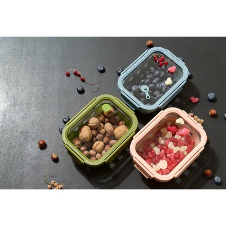 Container for baking, storage and carrying of products in the Smart Solutions cover, green color, 640 ml-22