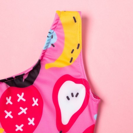 Baby swimsuit KAFTAN "Fruits", height 110-116 (32), pink-2