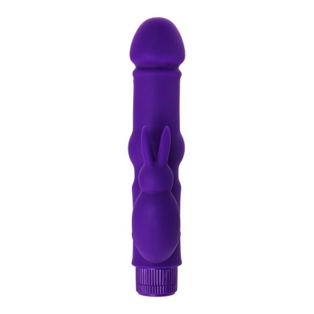 Unrealistic vibrator Toyfa A-Toys, silicone, purple color, 18 cm-8