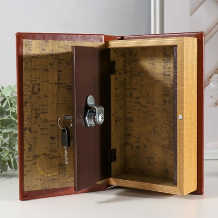 Safe "Family budget" embossing leather 21x13x5 cm-2