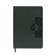 Dated diary of 2025, A6+, 176 sheets "Lyon", solid cover, pancake embossing, with liesa, block 80 g/m2, green