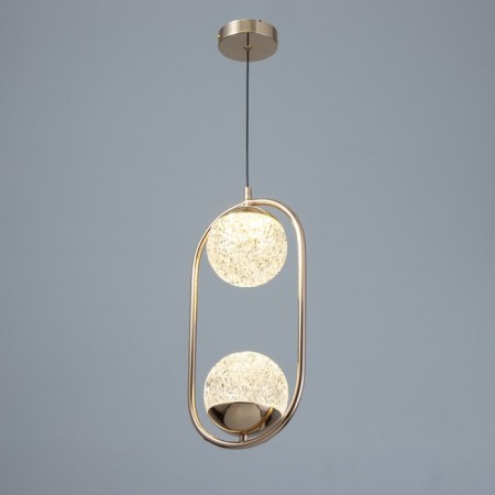 Lamp Bayerlux "Orlix" 2xLED 40W gold 20.5x13x42 cm-1
