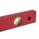 Matrix level, 60 cm, aluminum, 3 eyes, red, ruler