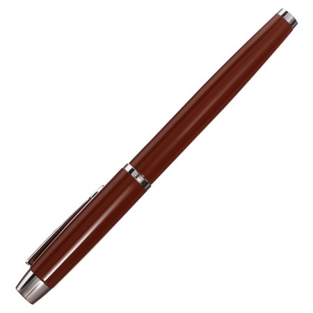 Organizer on the rings of A6+, 80 sheets, leatherette, with a stream, a line, with a handle, in a gift box, brown-8