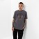 T-shirt male, dark gray color, size 46 (m)