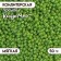 Confectionery sprinkling with a soft center "Pearls". Green, 2-5 mm, 50 g