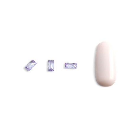 Crystals for volumetric inlay Pole Baget, No. 2, Lilac, 10 pcs