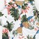 Dog shirt "Tropics", S (DS 24, OG 30, Osh 23 cm), White