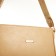 Female bag, baguette, on lightning, beige color