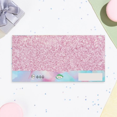 Money envelope "Happy Birthday!" embossing, balls, 16.5x8.5 cm-2