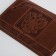 Passport cover, brown color