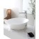 ABBER STEIN AS2607 shell, 460x460x168 mm, artificial stone, white