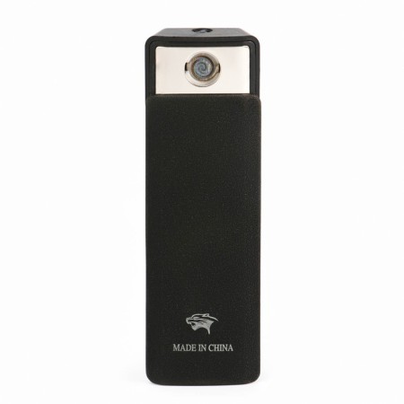 Electronic lighter, USB, spiral, flashlight, 2.5 x 7.5 cm black-1
