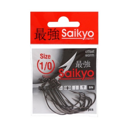 Hooks Saikyo BS-2315 BN No. 1/0, 10 pcs