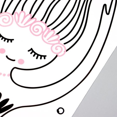 Stick plastic interior color "Mermaid" 40x60 cm-2
