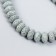 Beads for aromatherapy with the hole "Disc. Light gray" 0.6x1x1 cm set 33 pcs +-3