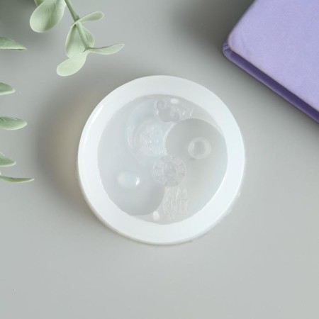 Mold Silicon "Yin-Yang" 1.5x6x6 cm
