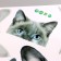 Stick 3D Interior pets 57*42cm