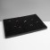 Standing for rings 100 seats, phlock, 33.5 × 22.5 × 1.8 cm, black color