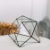 Florarium "Diamond" (black seams)