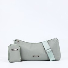 Bag Cross-Bodi with a zipper, mint color