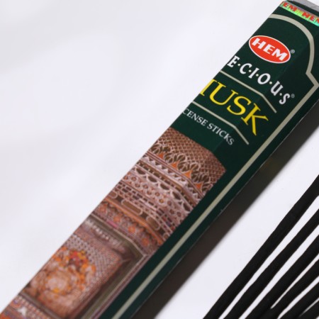 Incense hem "Precious Musk. Precious musk", 20 wands in packaging, hexagon-1