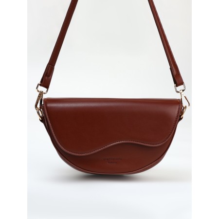 Bag Women's Messenger with Lightning, the color of the red-brown-2