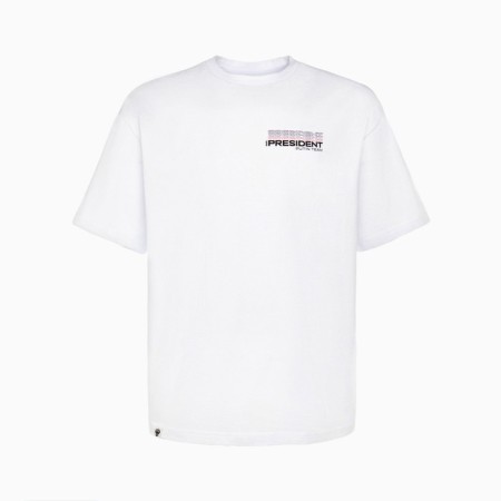 President T -shirt, size l, white color