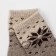 Male socks made of Mongolian wool, gray/snowflake color, size 29 (43-45)