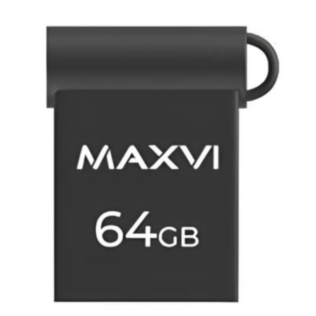 USB flash drive 64 GB Maxvi Mm Dark Grey Mini, Metal / FD64GBUSB20C10MM-1