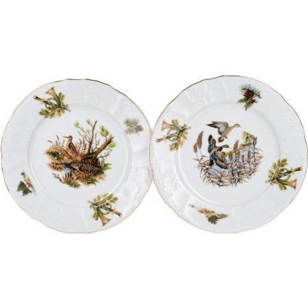 Dining Service 6/25 BERNADOTTE, Decor "Hunting Stories", 25 items-5