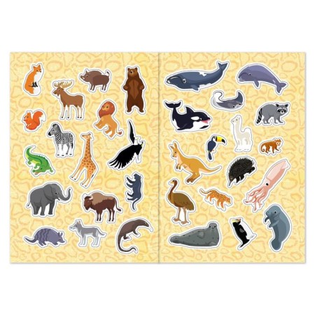 A book with the stickers "Animals of our planet", 16 p.-2