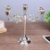 Summier Metal for 5 candles "conciseness" Color chrome 26.5x27.5x10 cm