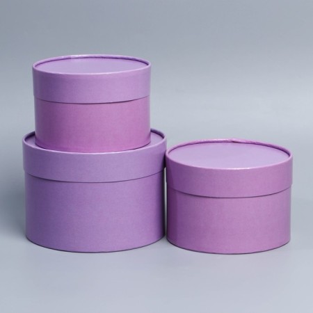 Set of hats 3 B1, gift packaging, (16x10.14x9.13x8.5) lavender-1