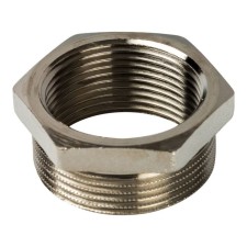 Футорка STOUT SFT-0029-001141, 1 1/4" x 1", никелированная латунь