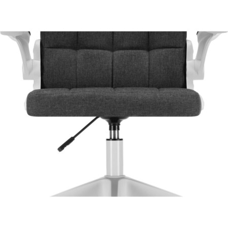Computer chair Elga plastic/fabric, white/dark gray 63x59x96 cm-9