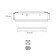 Antey Led 80W 3000-6000K D610 IP20.