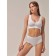Female top with the effect "Push-AP" on the wide straps of Top Spalla Larga Push, size 44, white color