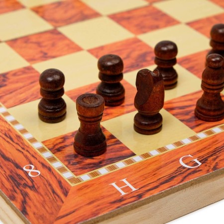 Board Game 3 in 1 "Podak": backgammon, chess, checkers, 34 x 34 cm-2