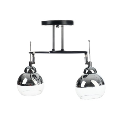 Redo chandelier 2he27 40W Black-chromium 45x30x28 cm-4