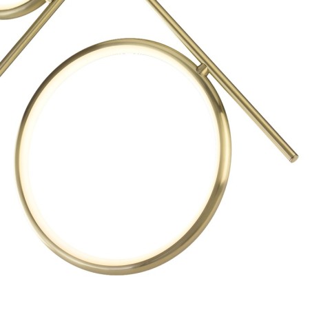 Ceiling chandelier Mantra Olimpia, LED, 2700LM, 3000K, 530x170x650 mm, color matte gold-1